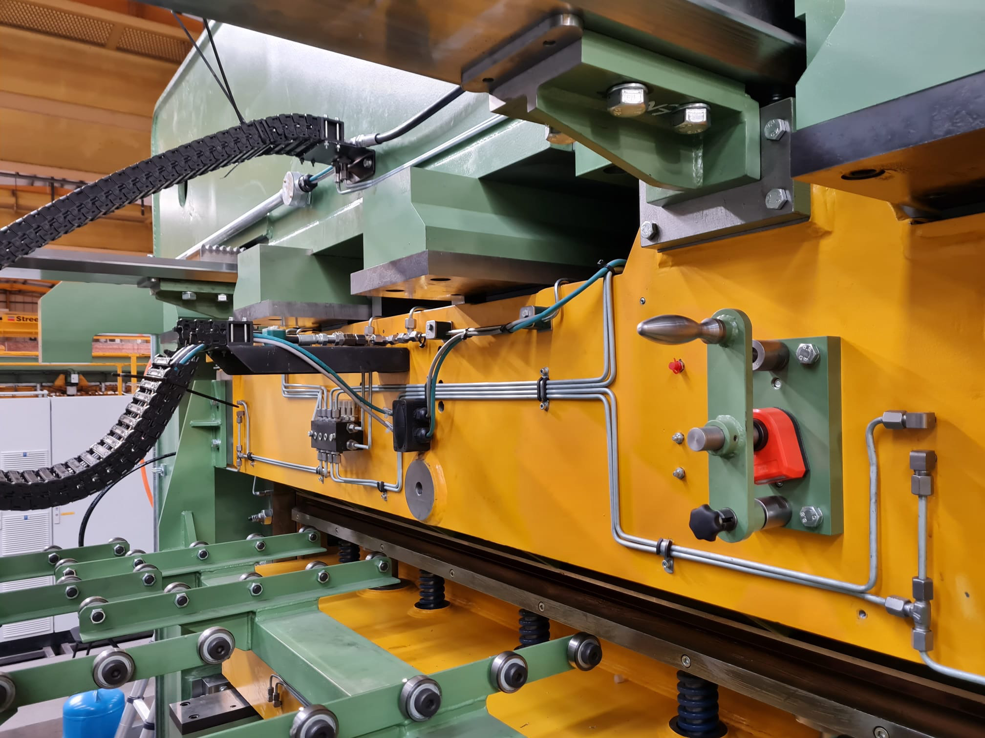 Centralised lubrication system installed on machinery